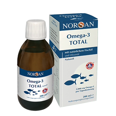 Omega-3 TOTAL mit natürlichem Fischöl und Olivenöl